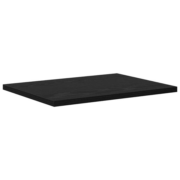Schwarzes Regalbrett 4er Set 40x30 cm