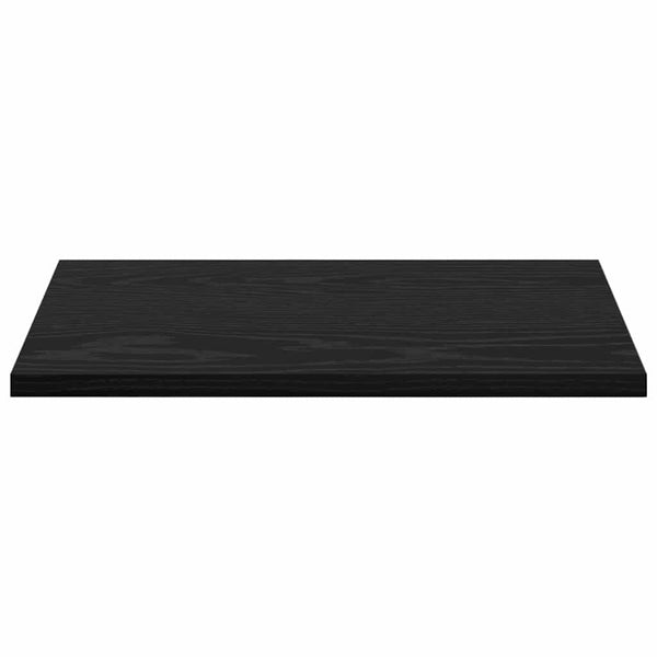 Schwarzes Regalbrett 4er Set 40x30 cm