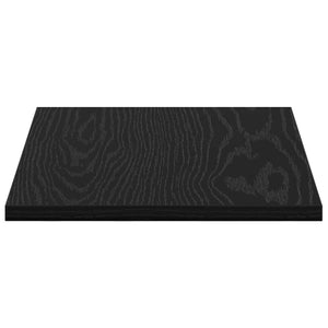 Schwarzes Regalbrett 4er Set 40x30 cm