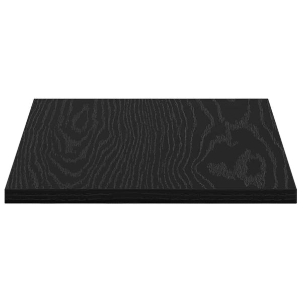 Schwarzes Regalbrett 4er Set 40x30 cm