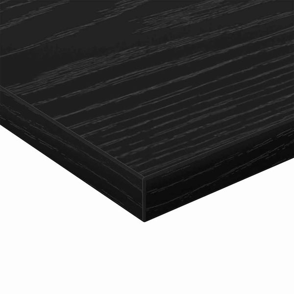 Schwarzes Regalbrett 4er Set 40x40 cm