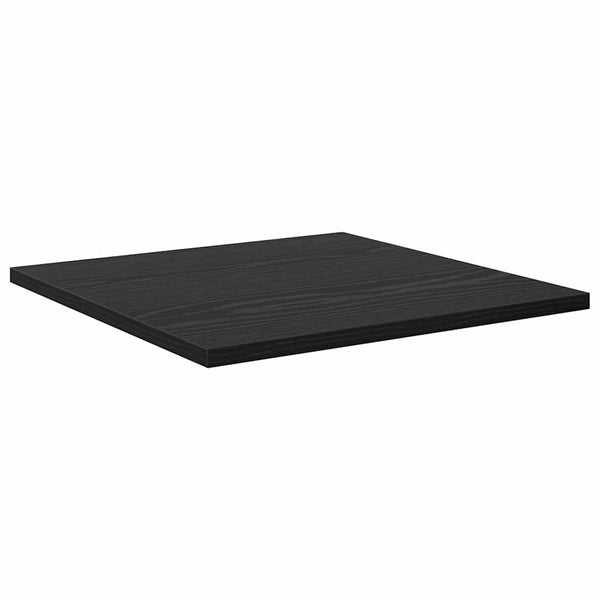 Schwarzes Regalbrett 4er Set 40x40 cm