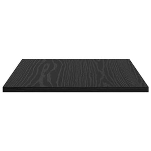 Schwarzes Regalbrett 4er Set 40x40 cm