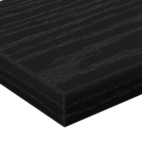 Regalbrett Schwarz 60 cm 4er-Set