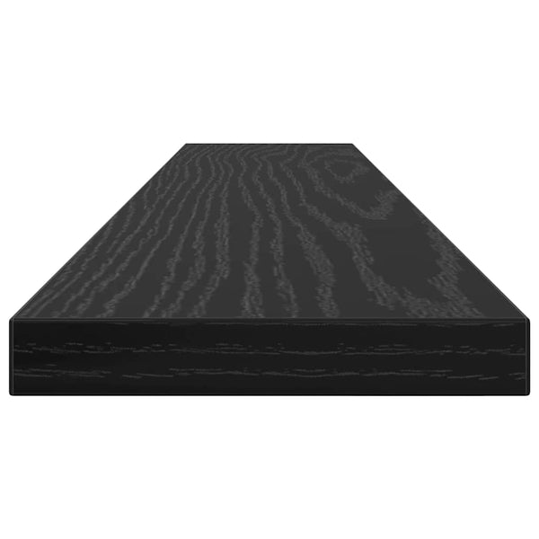 Regalbrett Schwarz 60 cm 4er-Set