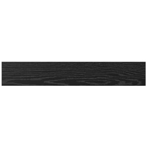 Regalbrett Schwarz 60 cm 4er-Set