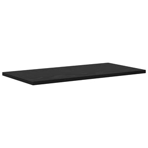 Schwarzes Regalbrett 4er Set 60x30 cm