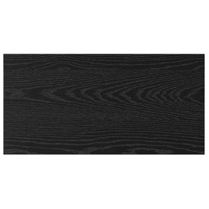 Schwarzes Regalbrett 4er Set 60x30 cm