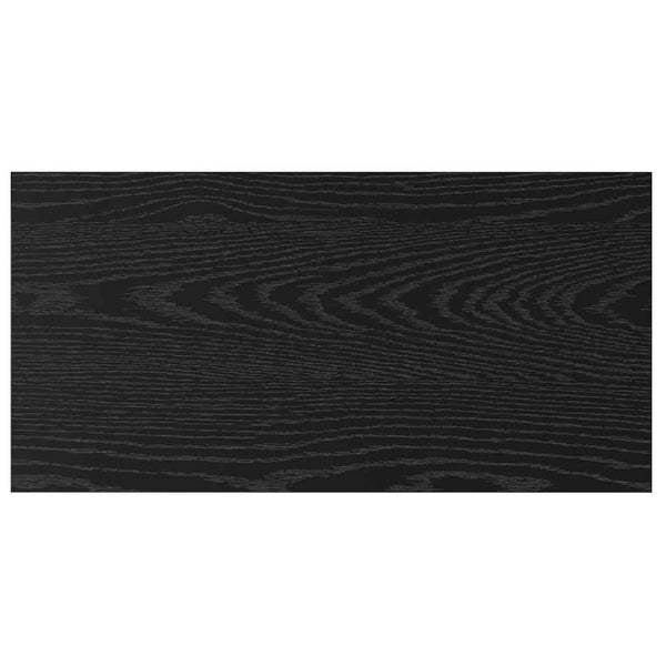 Schwarzes Regalbrett 4er Set 60x30 cm