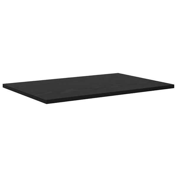 Schwarzes Regalbrett 4er Set 60x40 cm