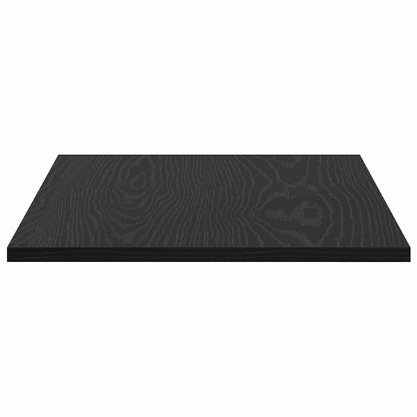 Schwarzes Regalbrett 4er Set 60x40 cm