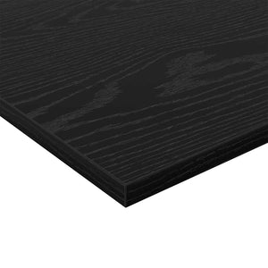 Regalbrett Schwarz 80 cm 4er Set