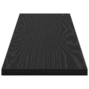 Regalbrett Schwarz 80 cm 4er Set