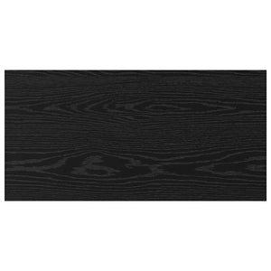 Regalbrett Schwarz 80x40 cm, 4er Set