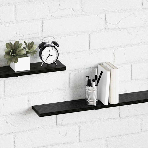 Regalbrett Schwarz 4er Set 100cm