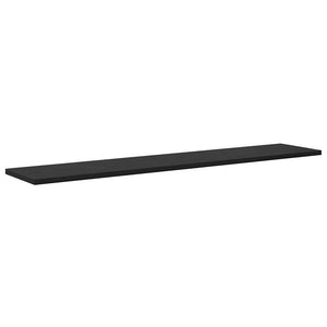 Schwarzes Regalbrett 4er Set 100cm