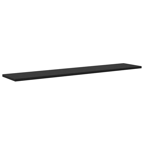 Schwarzes Regalbrett 4er Set 100cm