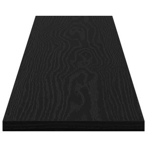 Schwarzes Regalbrett 4er Set 100cm