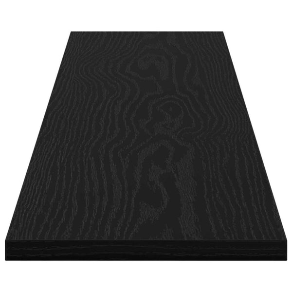 Schwarzes Regalbrett 4er Set 100cm