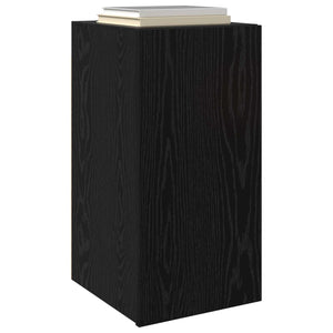 Wand-TV-Schrank Schwarz Eichen-Optik 60 cm
