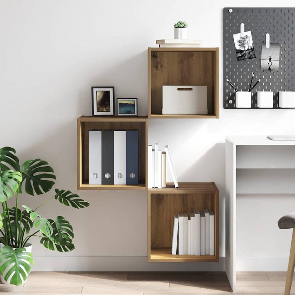 Wandschrank Artisan-Eiche 37x37 cm
