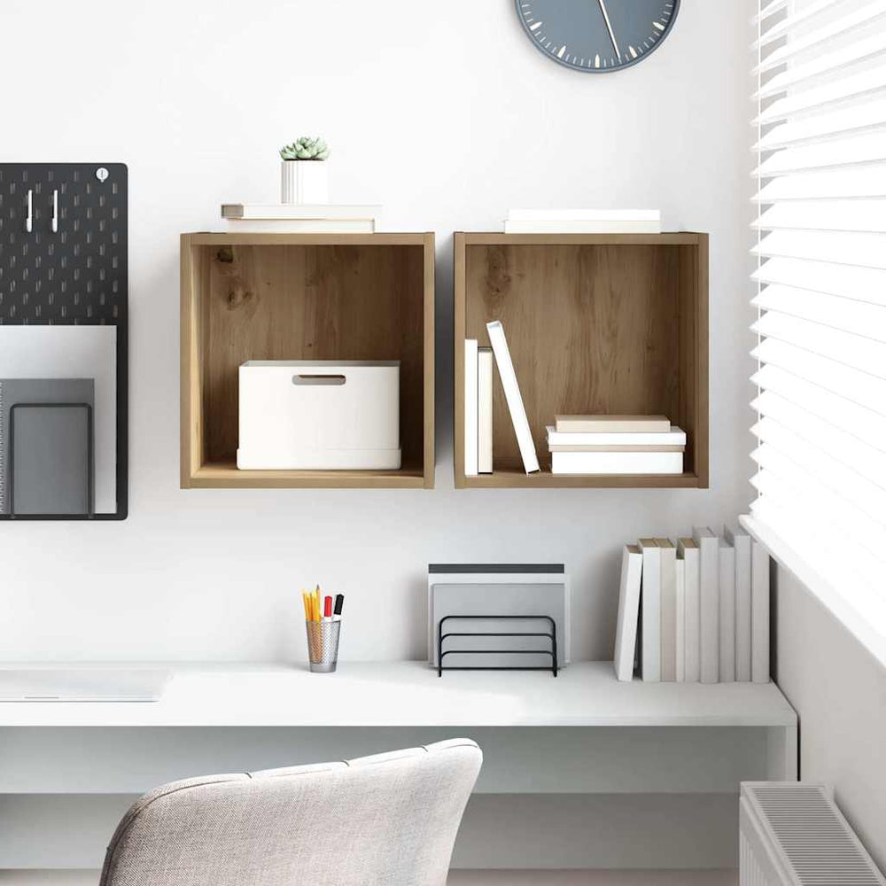 Wandschrank 2er Set Artisan Eiche