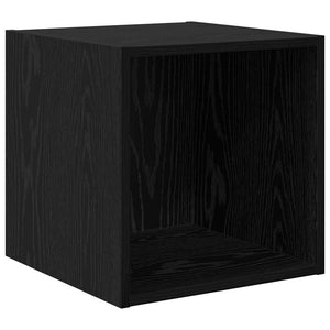 Wandschrank Schwarz Eiche 37x37 cm