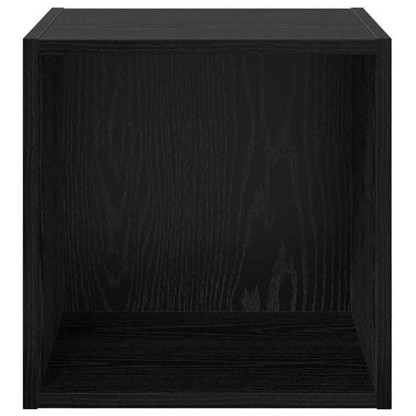 Wandschrank Schwarz Eiche 37x37 cm