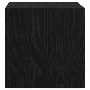 Wandschrank Schwarz Eiche 37x37 cm