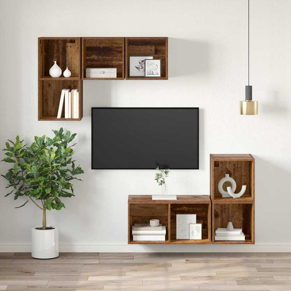 TV-Schrankset Altholz 37x37x72cm