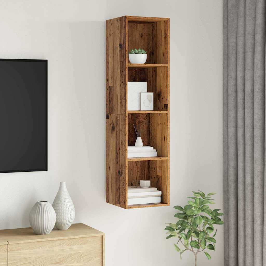 TV-Schrankset Altholz 37x37x142,5 cm