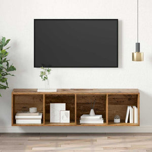 TV-Schrankset Altholz 37x37x142,5 cm
