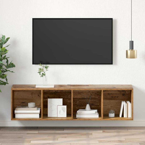 TV-Schrankset Altholz 37x37x142,5 cm