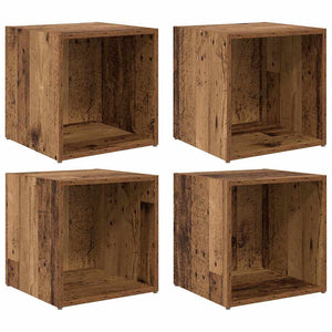 TV-Schrank Set Altholz 4-teilig