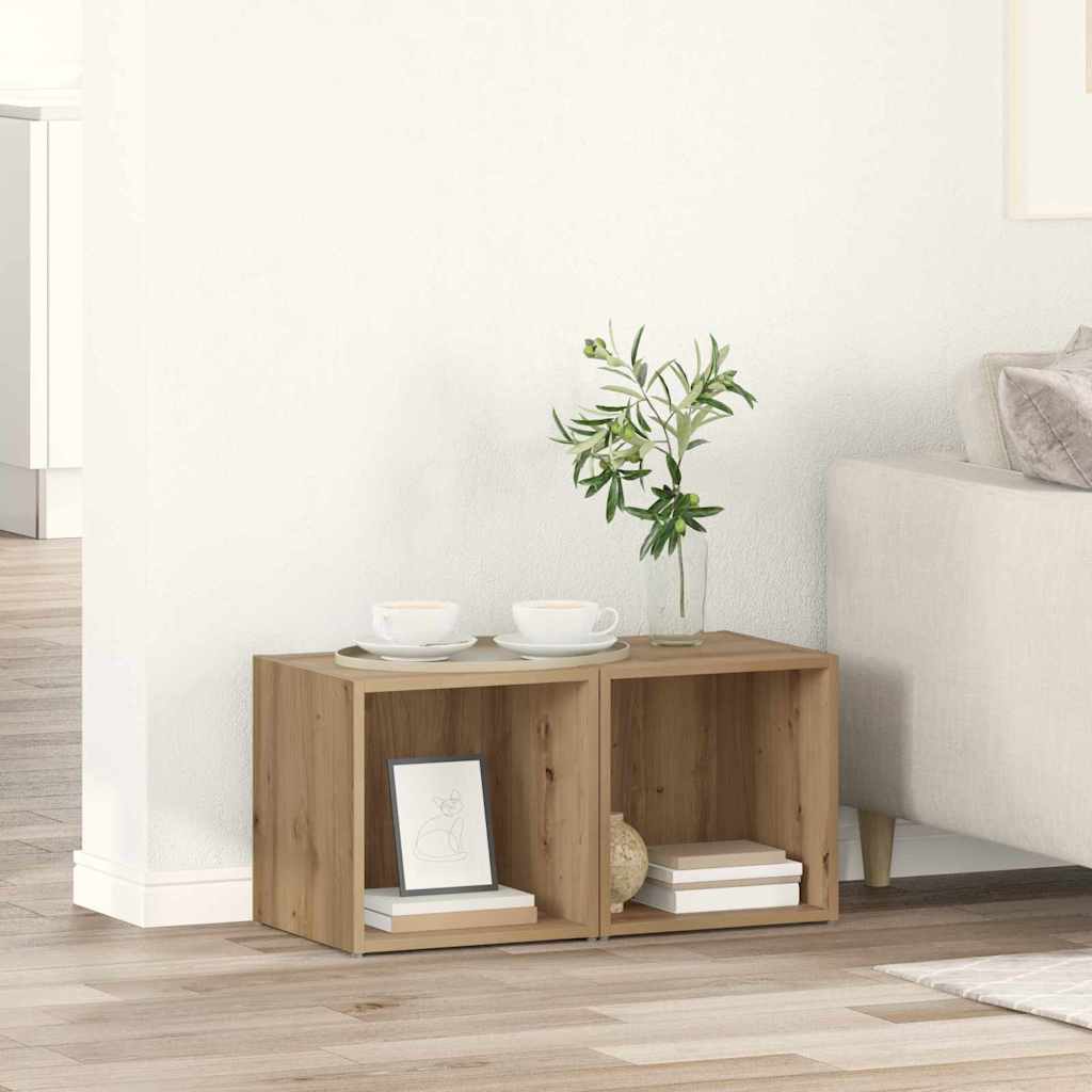 TV-Schrank Set 2-teilig Artisan Eiche