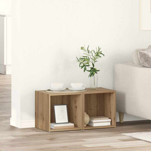 TV-Schrank Set 2-teilig Artisan Eiche