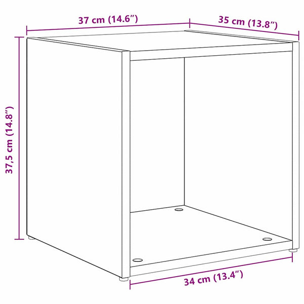 TV-Schrank Set Schwarz, 2-teilig
