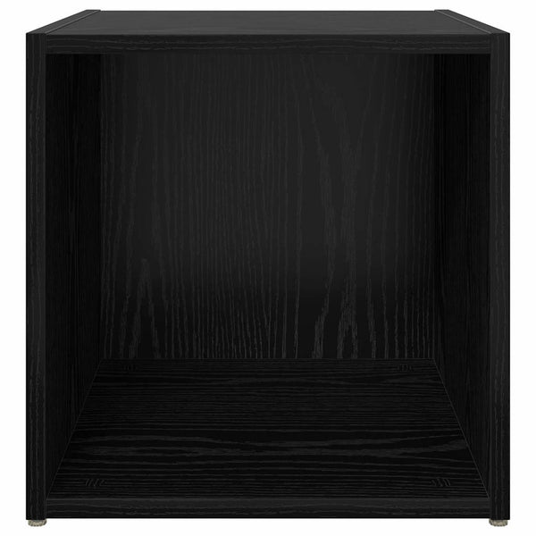 TV-Schrank Set, 4-teilig, Schwarz