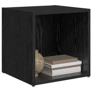 TV-Schrank Set, 4-teilig, Schwarz