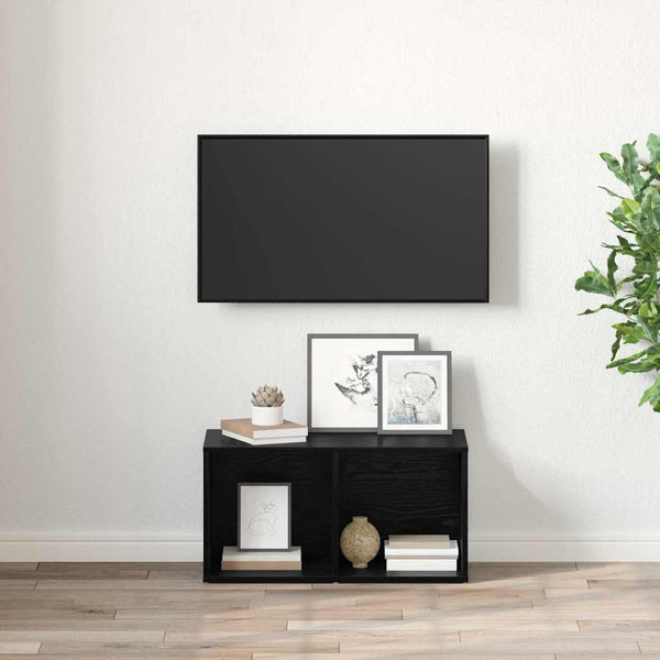 TV-Schrankset, Schwarz, 72 cm