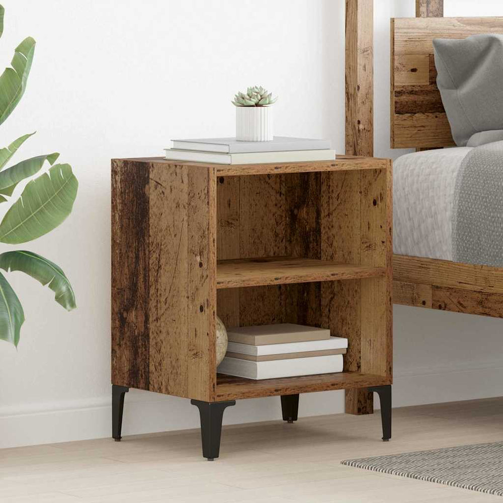 vidaXL Bedside Cabinet Reclaimed Wood 40 x 30 x 50 cm Engineered Wood