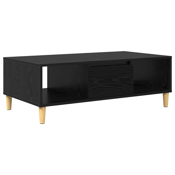 Couchtisch Schwarz Eichenoptik 102x55 cm