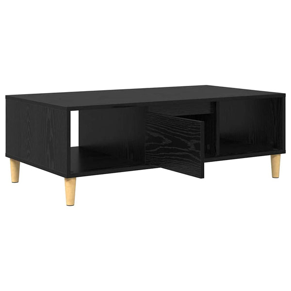 Couchtisch Schwarz Eichenoptik 102x55 cm