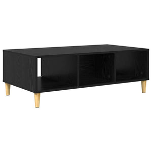 Couchtisch Schwarz Eichenoptik 102x55 cm