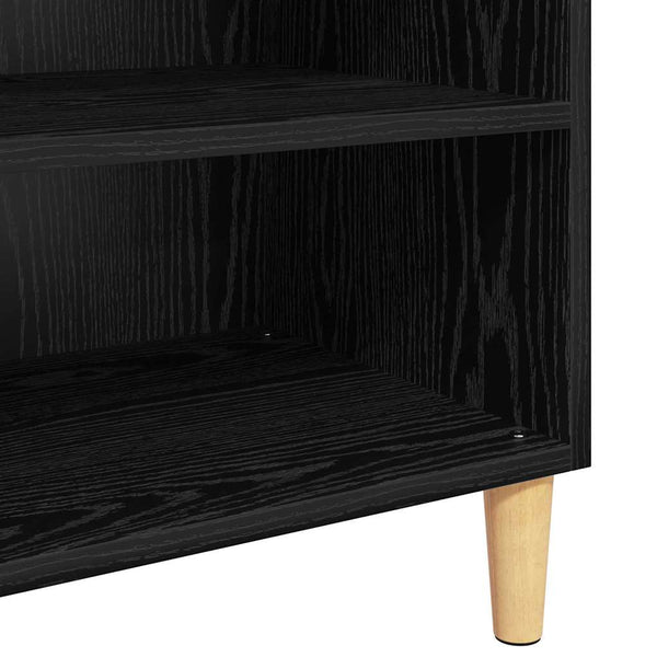 Schwarzes Sideboard in Eichen-Optik