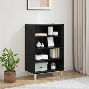 Schwarzes Sideboard in Eichen-Optik