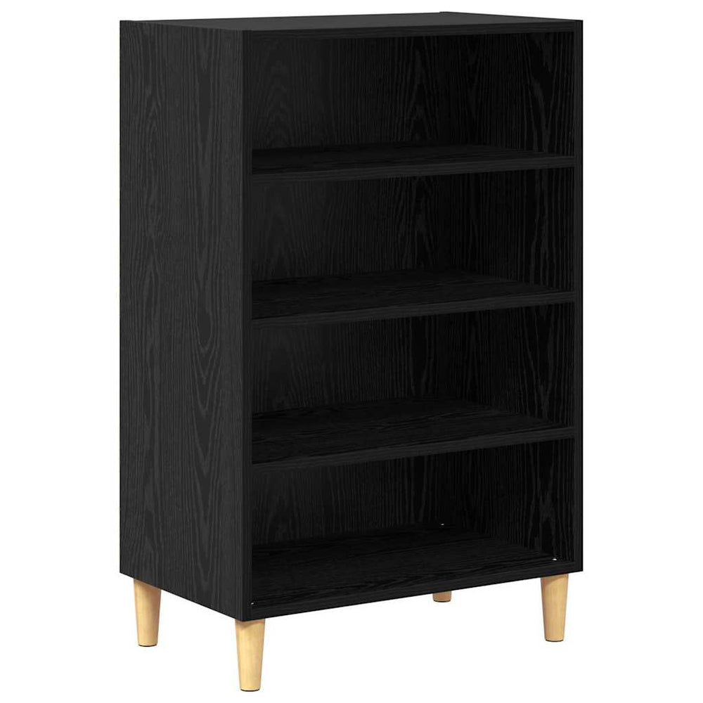 Schwarzes Sideboard in Eichen-Optik