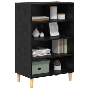 Schwarzes Sideboard in Eichen-Optik
