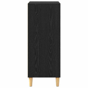 Schwarzes Sideboard in Eichen-Optik