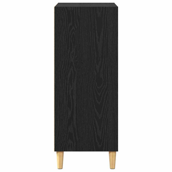 Schwarzes Sideboard in Eichen-Optik